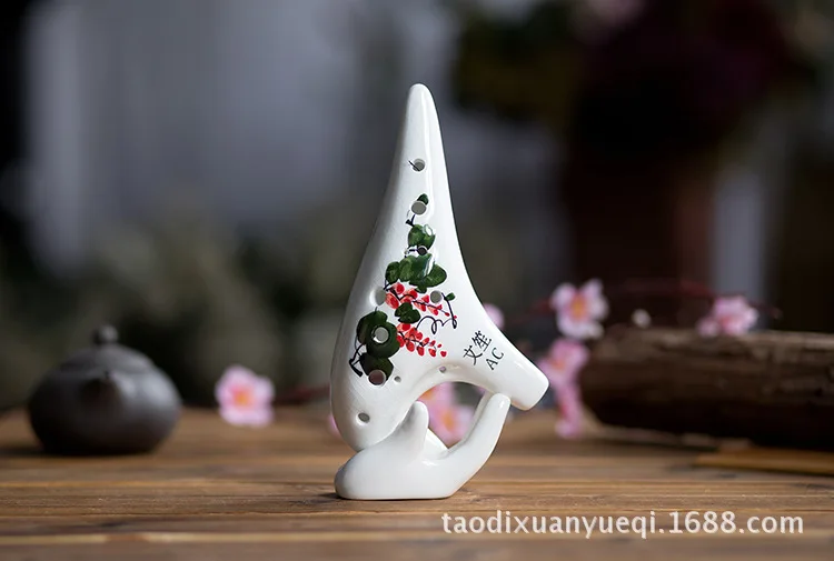 Pintura chinesa projeto 12 buraco ocarina alto