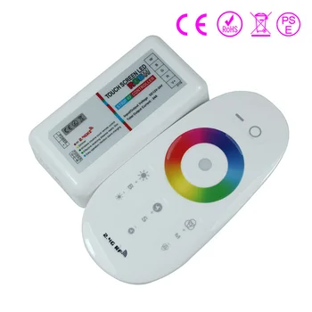 

2.4G RGBW Controller Support Wifi RF Touch Remote Controller White Commnon Anode 6A/Channel ,DC12-24V