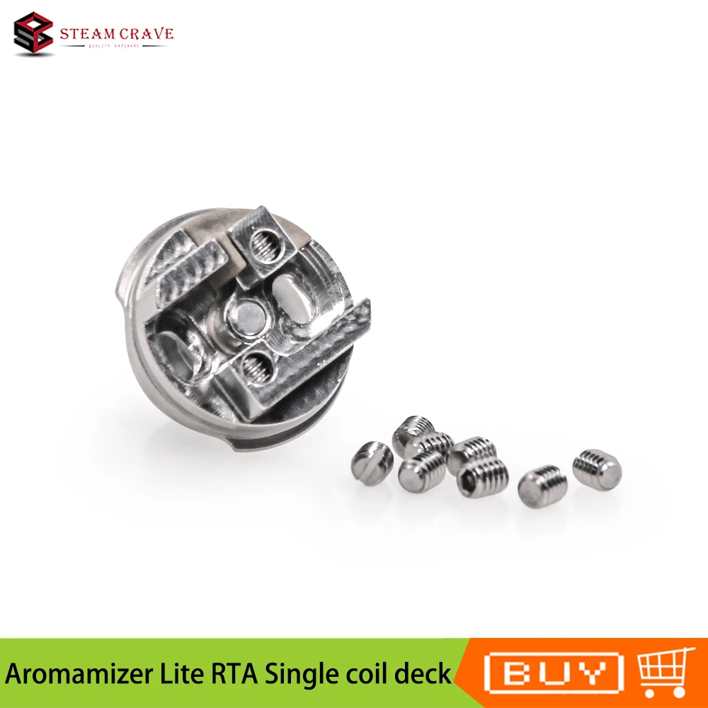 

Original Steam Crave Aromamizer Lite RTA Single Coil Deck For Aromamizer Lite RTA Tank Atomizer Electronic Cigarette Accessories