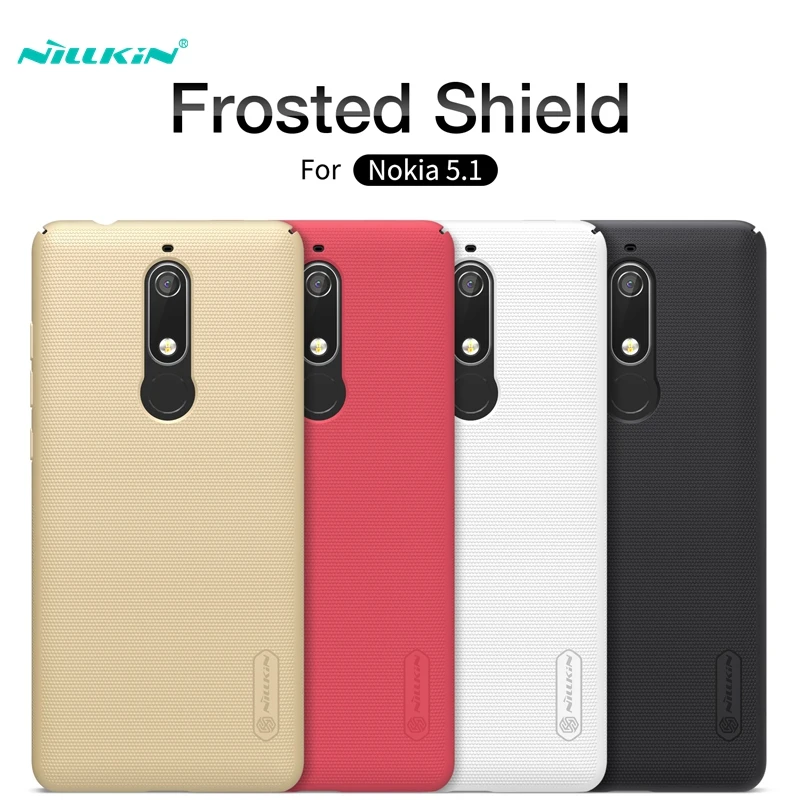

Nillkin For Nokia 5.1 Case Cover PC Hard Matte Phone Case 5.5" for Nokia 5.1 Back Cover Luxury Shockproof Protective Shield Capa