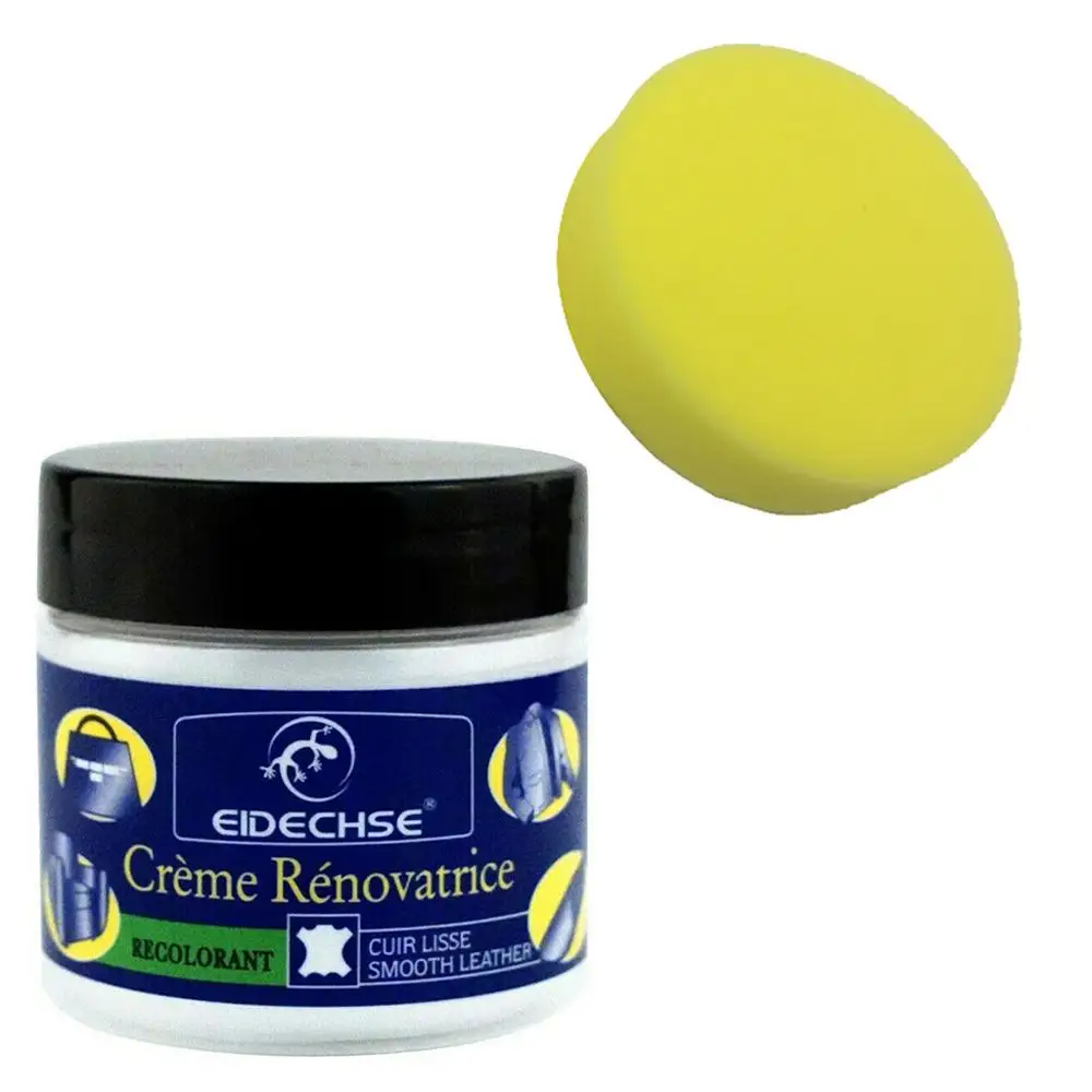 1Cream 1Sponge set Кондиционер кожа крем винил Ремонтный комплект авто на сиденье в машину на диван Пальто Отверстия - Тип аромата: 1Cream 1Sponge set