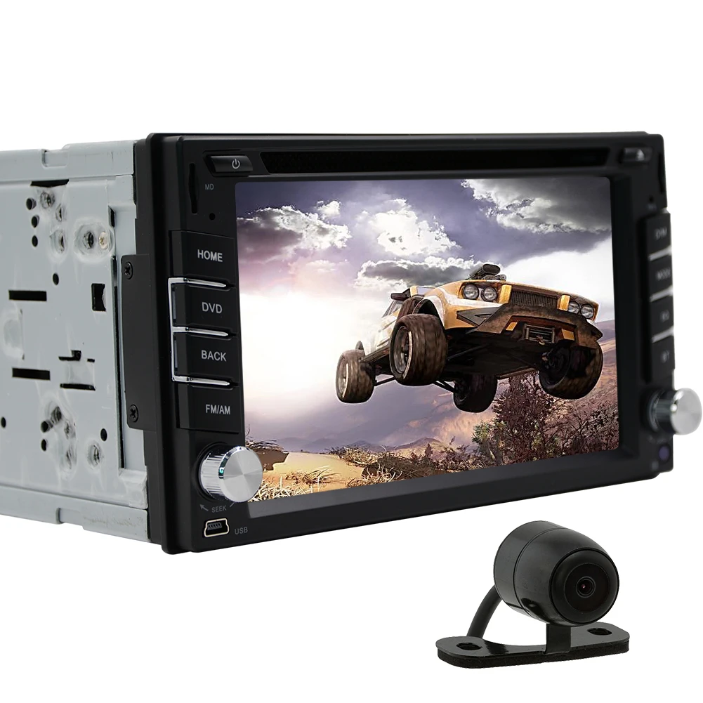 Best System Navigator Car DVD Player GPS Double Din Logo Autoradio BT MP4 3D map Auto PC Radio USB SD AMP Stereo 12