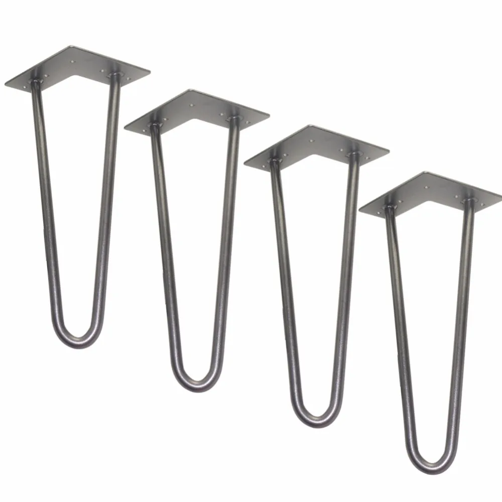 Angled 304MM Metal Cabinet Legs 2 Rod 12mm Bare Clear ,4 PCS,High ...