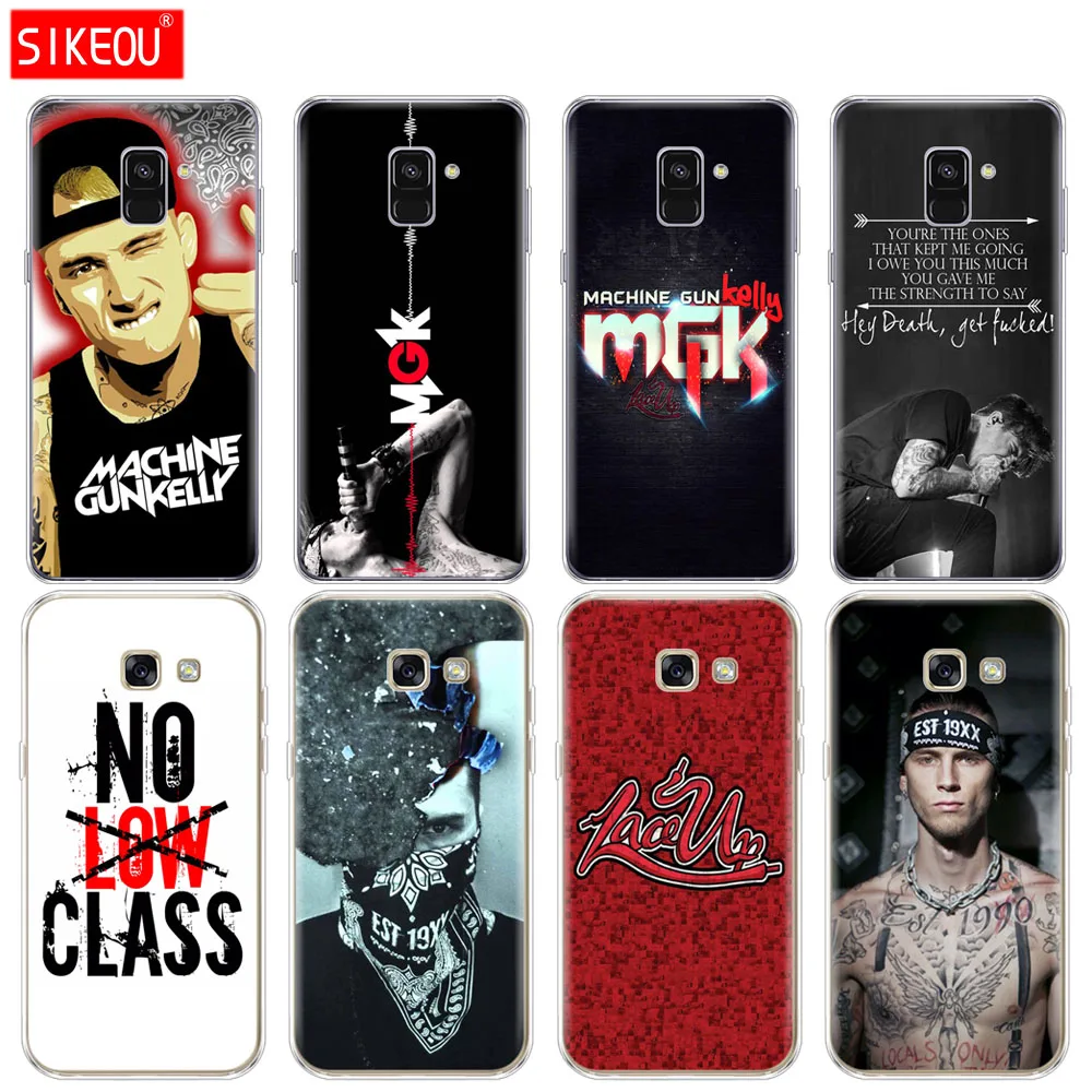 Силиконовый чехол для телефона Samsung Galaxy A6 A8 2018 A3 A310 A5 A510 A7 2016 2017 Mgk Machine Gun Kelly на