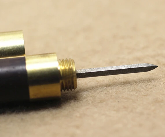 

DIY high-grade rhombus awl cone spacing leather tool punch diamond awl