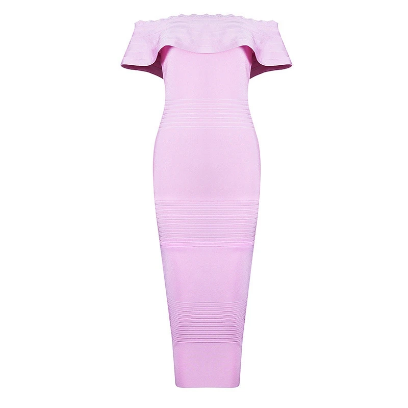 Summer Off Shoulder Dress 2017 Spring Strapless Bodycon Bandage Midi Dresses Vestidos New Design Womens Clothing Summer Off Shoulder Dress 2017 Spring Strapless Bodycon Bandage Midi Dresses Vestidos New Design Womens Clothing