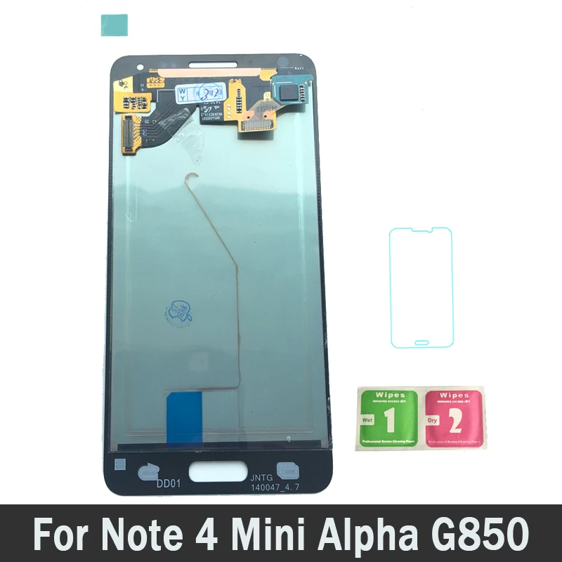 

Super AMOLED LCD High Quality For Samsung Galaxy Note 4 Mini Alpha G850 G850F Phone LCD Screen Display Touch Digitizer Assembly