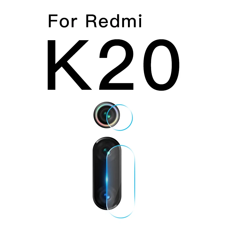 10 шт./партия, защитная пленка для камеры, стекло для Xiao mi Red mi K20 Note 7 6 Pro 5 7A mi 9T Pro mi 9 SE mi 9 Ultra Thin, защитная крышка для экрана - Цвет: For Redmi K20