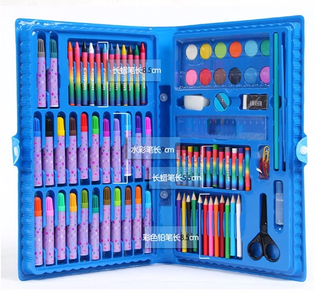 

Deli Child puzzle stationery gift set toy paint brush crayon watercolor pen school students gift supplies drawing pencil kit