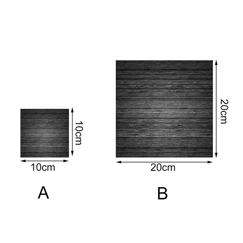 20 шт./лот 3D Имитация Черной деревянной плитки наклейки ретро высокого класса водонепроницаемые противоскользящие декоративные наклейки на стены и пол наклейки на стены