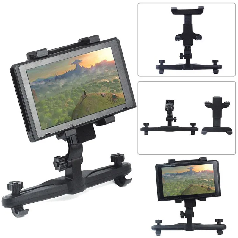  Adjustable Car Holder Stand Headrest Mount Holder for Nintend Switch NS Console Bracket Holder Acce