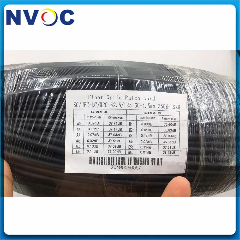 50 м LC/SC/FC/ST UPC бронированный патч кабель 6 ядер мм OM1 62 5/125 многомодовый LSZH Патч