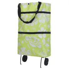 Легкая Складная складная корзина для покупок, багажная сумка на колесиках для путешествий на колесах, дорожная корзина, багажная сумка для покупок, багаж 7,5# 5