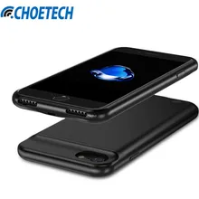 CHOETECH 2850 mAh Внешнее зарядное устройство для iPhone 7 Plus портативная резервная батарея для iPhone 6 plus/6s plus корпус мобильного телефона