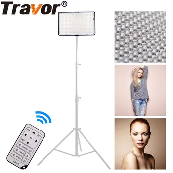 

Travor 336pcs Bi-Color Led Video Light 3200K~5500K IR for Most Model of Canon Nikon Sony DSLR Camera and Camcorder