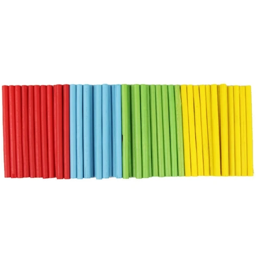 Montessori wooden puzzle children counts kindergartens mathematics teaching aids baby early education math toys digital stick 