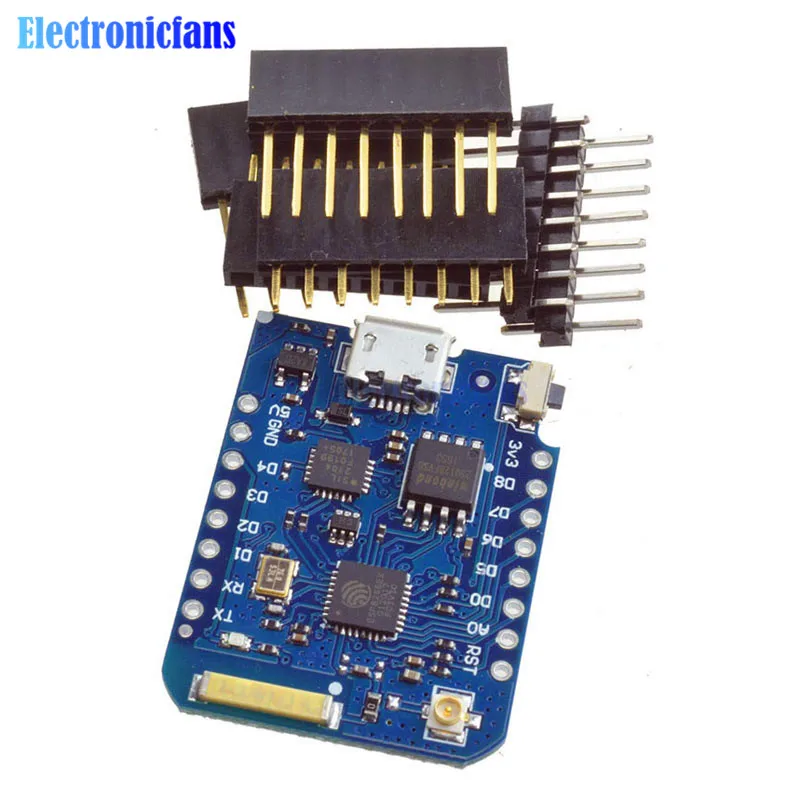 Для wemos D1 Mini Pro 16 м байт внешний Телевизионные антенны разъем nodemcu esp8266 esp8266f CP2104 WI-FI IOT развитию с шпильки