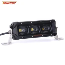 Super Brilhante 7 de Polegada 30 W LEVOU Barra de Luz Com Parafuso do Amortecedor Dianteiro Para Carro SUV ATV UTV Motocicleta 12 V 24 V