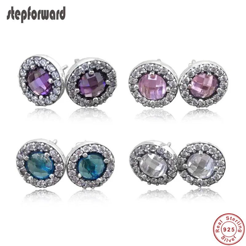 big stone stud earrings