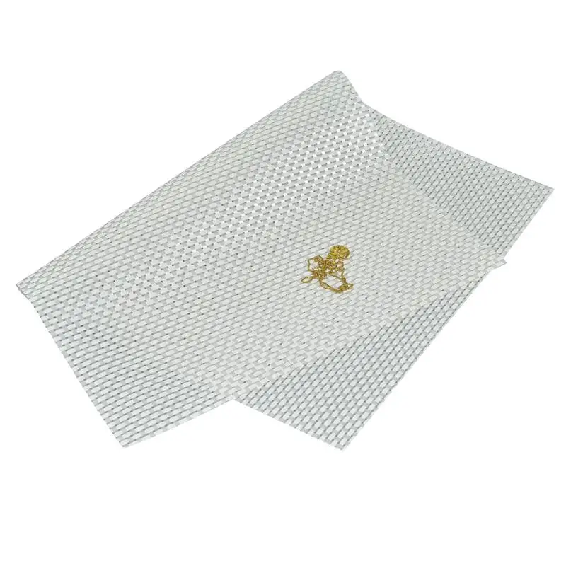 Argositment 5pcs Lattice shop background counter pad mats pad white