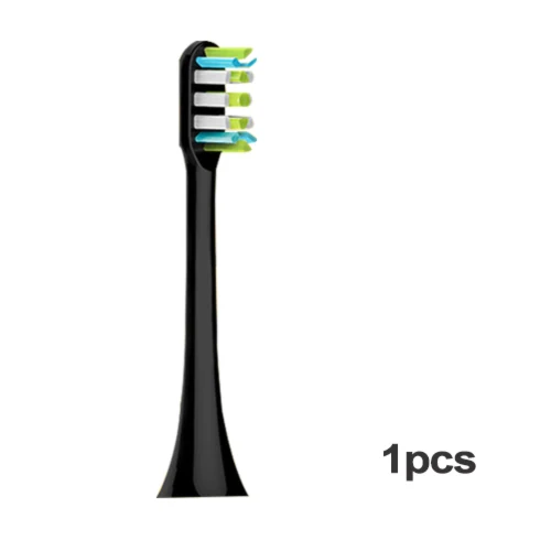 1pcsBlack Для Xiaomi SOOCAS/SOOCARE X3 Сменная головка зубной щетки/для SOOCAS Xiaomi Mijia SOOCARE X3 электрическая насадка для зубной щетки - Цвет: 1pcsBlack