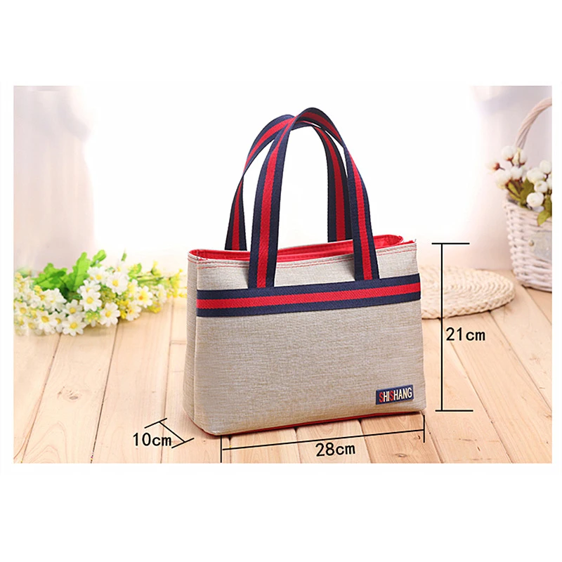 

Ladies Canvas Casual Large Capacity Simple Wild Style Handbag High Quality Carry-On Travel Handbag Multi-Function Storage Bag