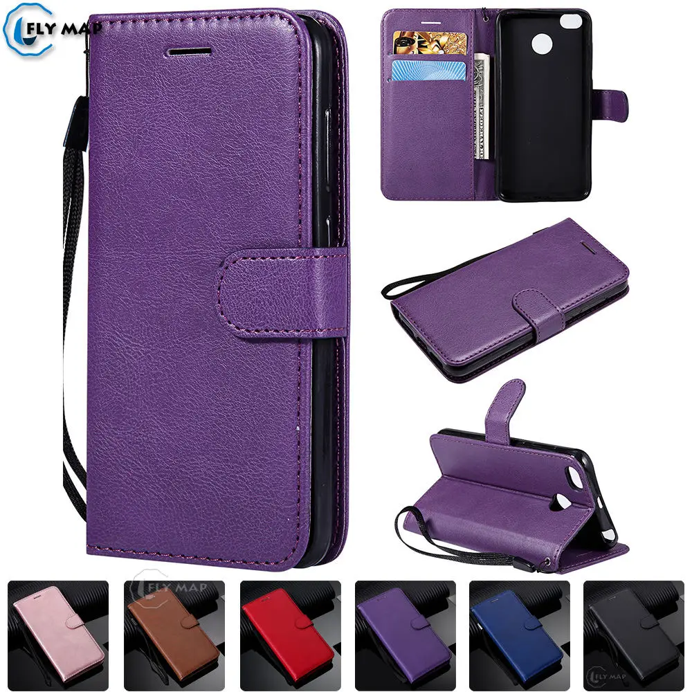 Wallet Case For Xiaomi Redmi 4X X4 Phone Leather Cover Box For  Xiaomi xiao mi red Hongmi 4 x MAG138 MAT136 MAE136 Silicone Bag