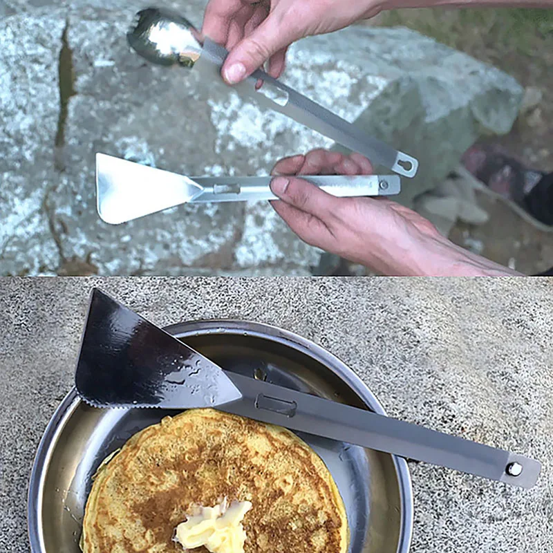

3-in-1 Multi Functional Utensil Detachable Cutter Fork Salad Clip Kitchen Food Cutlery Tongs Tableware Flatware Outdoor Picnic