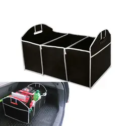 Складной Черный нетканый контейнер для хранения Сумки стайлинга автомобилей Авто Салонные аксессуары для BMW E36 E90 для Audi A6 для гольф 3