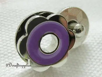 

Magnetic Snaps bag button purse Magnetic Snaps button 17 mm purple F54