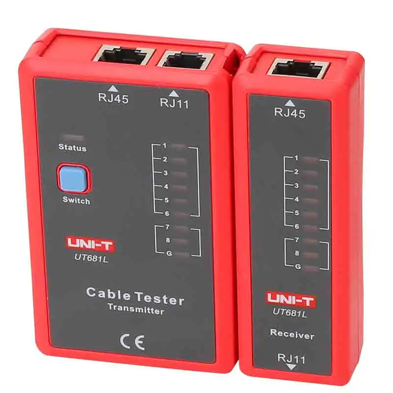 Тестер кабелей UT681C UT681HDMI светодиодный сетевой тестер LAN Ethernet телефон BNC HDMI