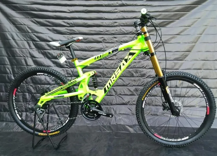 Excellent Alloy  165mm travel DH  mountain bicycle 20mm hubs downhill bike  26*2.35 inch 22/24/27/30 speed 4