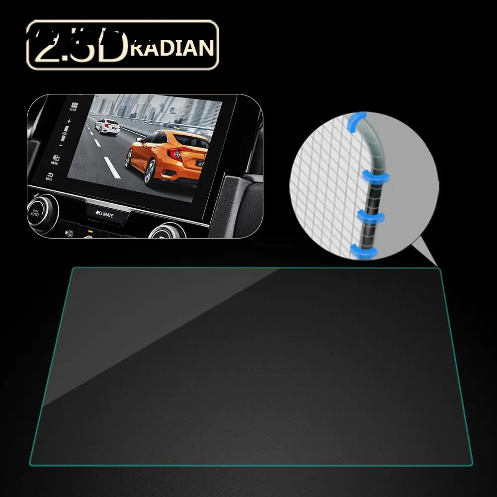 

HD Clear Mp5 Tempered Glass Anti-Scratch Navigation Car DVD Protective Films Premium Dustproof GPS Screen Protector