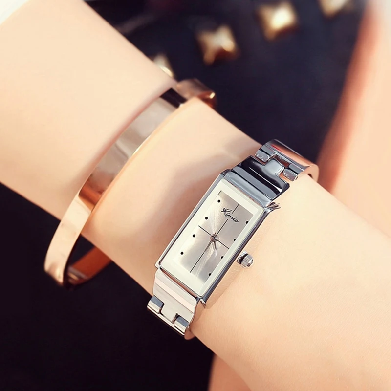 

Kimio Brand Clock Women Stainless Steel WristWatches Simple Luxury Quartz Watch Waterproof Ladies Dress Watch relogio feminino