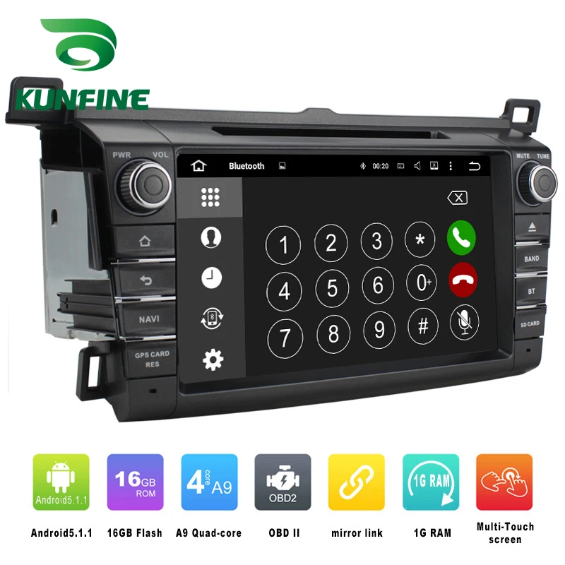 Car DVD GPS Navigation player for Toyota RAV4 2013-2016 C