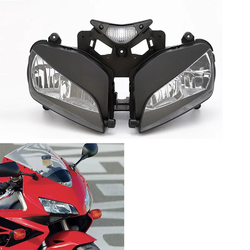 

Motorcycle Clear Headlight Head Light Lamp Assembly For Honda CBR 1000RR 2004-2007 2005 2006