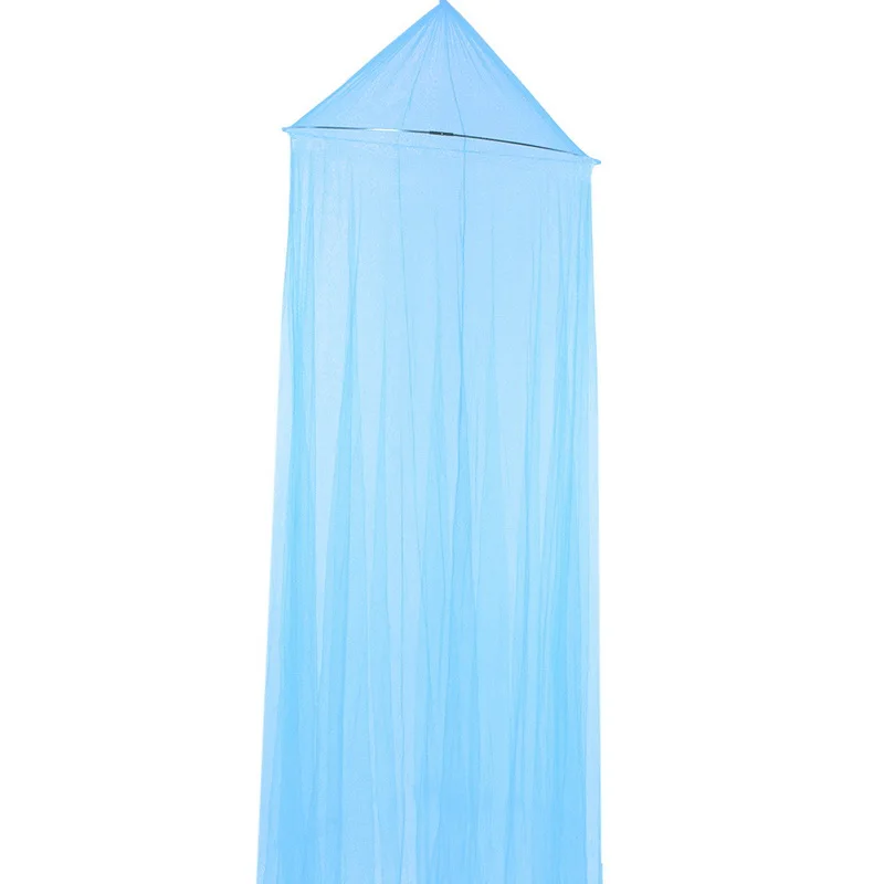 Urijk 1 шт. фиолетовая универсальная москитная сетка для двойной противомоскитная для кровати навес от насекомых балдахин кровать, палатка насекомых защитный навес - Цвет: blue