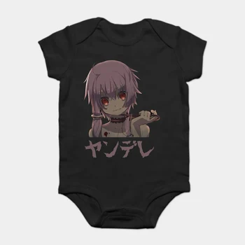 

Baby Onesie Baby Bodysuits kid t shirt Printed Cotton Short-Sleeve Yandere Girl - Katakana Version