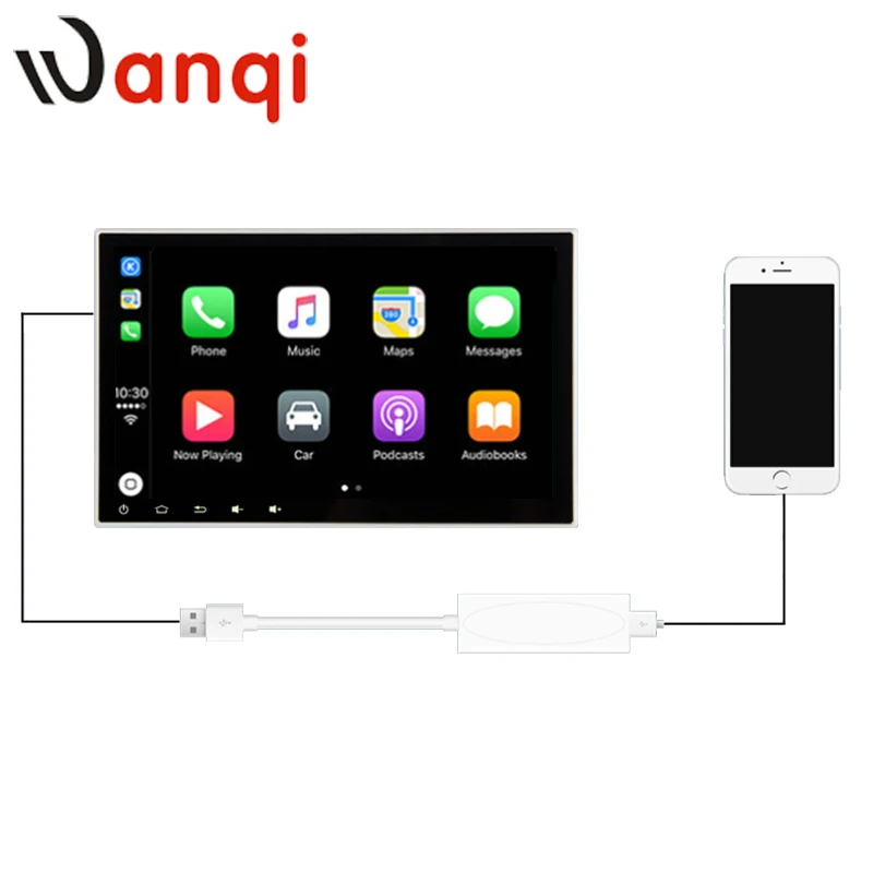 Wanqi Carplay USB ключ для android автомобильный навигатор gps с smart link поддерживает iOS телефоны