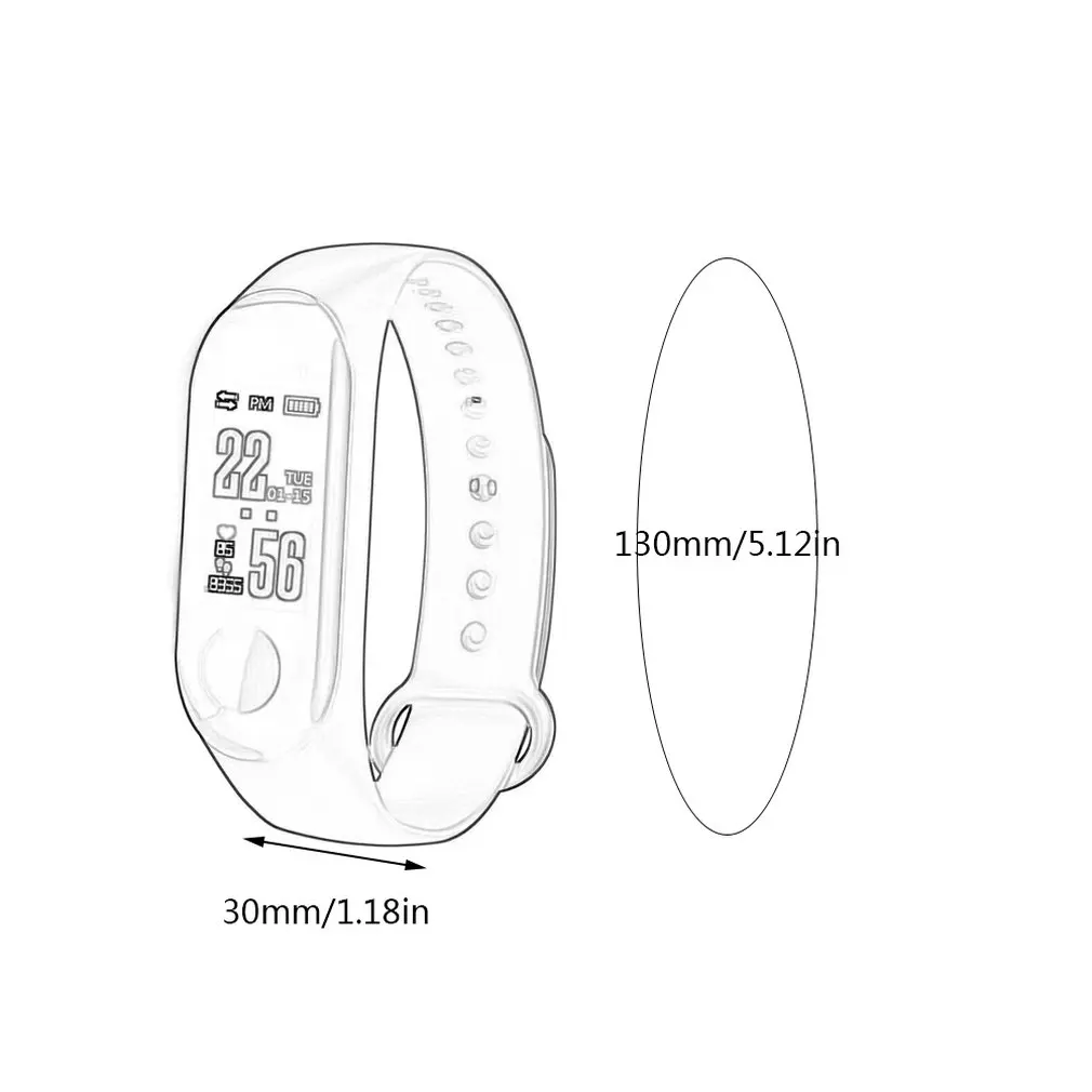 M3 умный Браслет цветной экран IP68 водонепроницаемый монитор сердечного ритма кровяного давления сменные часы для Android IOS