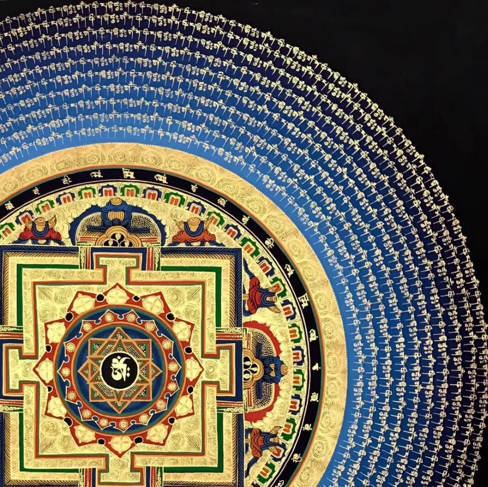 Thangka бутиковый номер V3 три слова Мантра алтарь Размер 73*73|altar| |