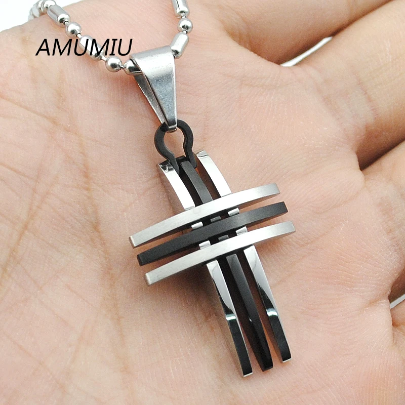 AMUMIU мини ювелирные изделия для мужчин в стиле рок Модный кулон вечеринки