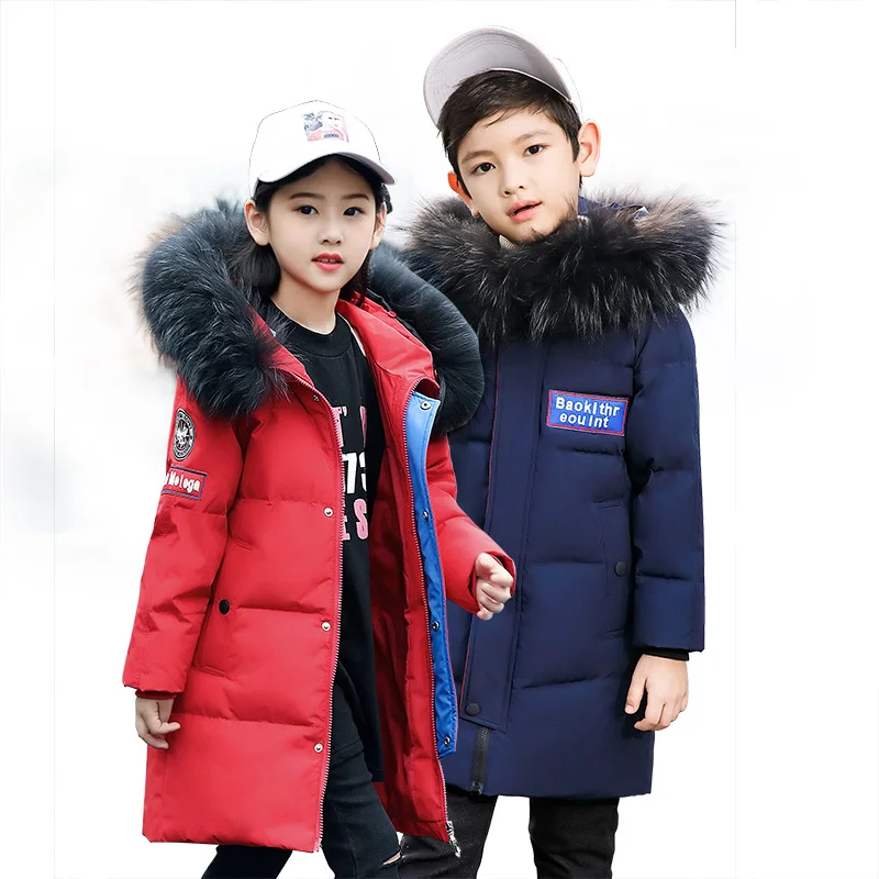 

Winter Teen Boy Down Jacket Children Thick Warm Jacket Child Boy Boy Winter Outdoor Jacket Snowproof 120-160
