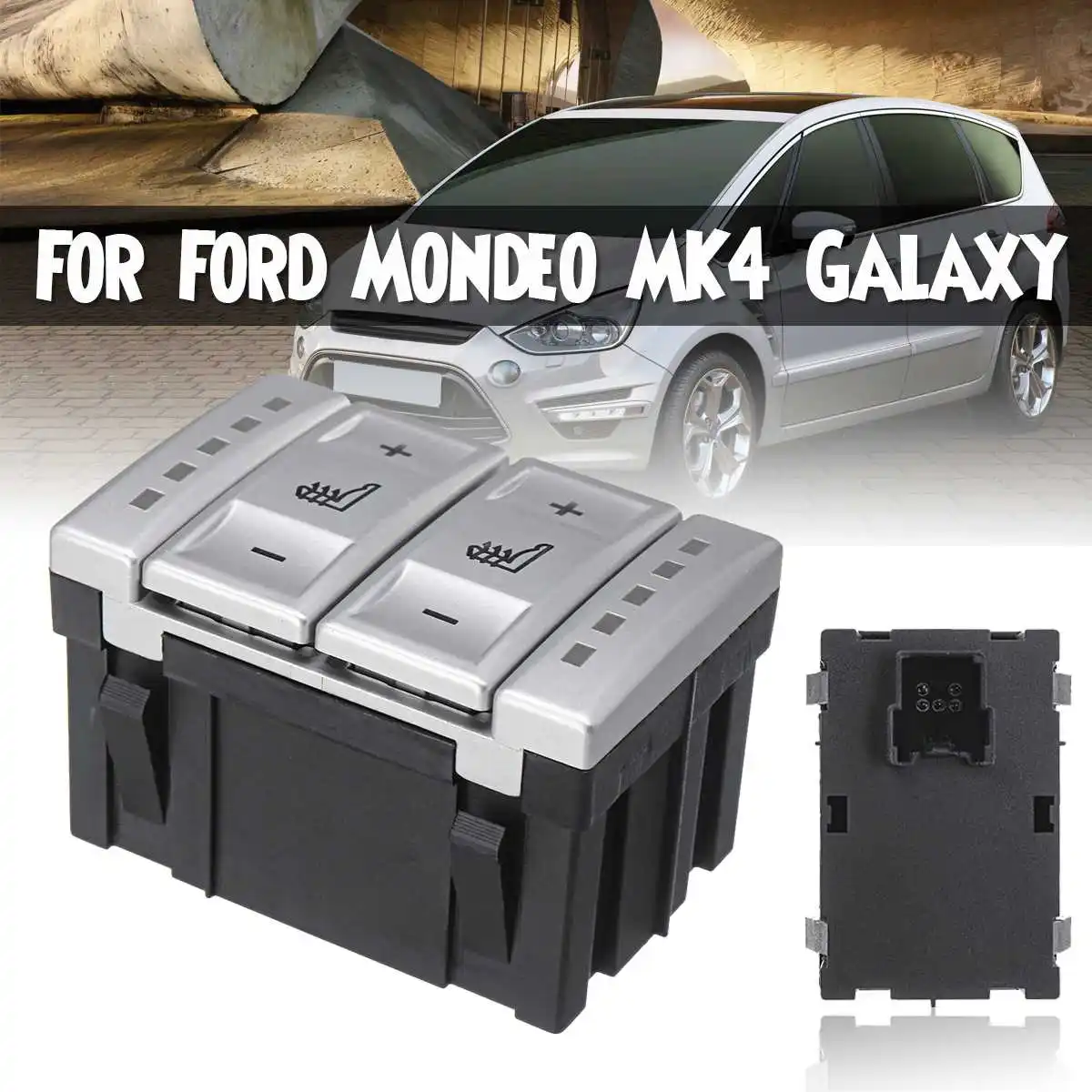 

Car Seat Heating Button Heated Switch Control Seat Heating Temperature Regulating Switch For Ford For Mondeo MK3 For S-MAX