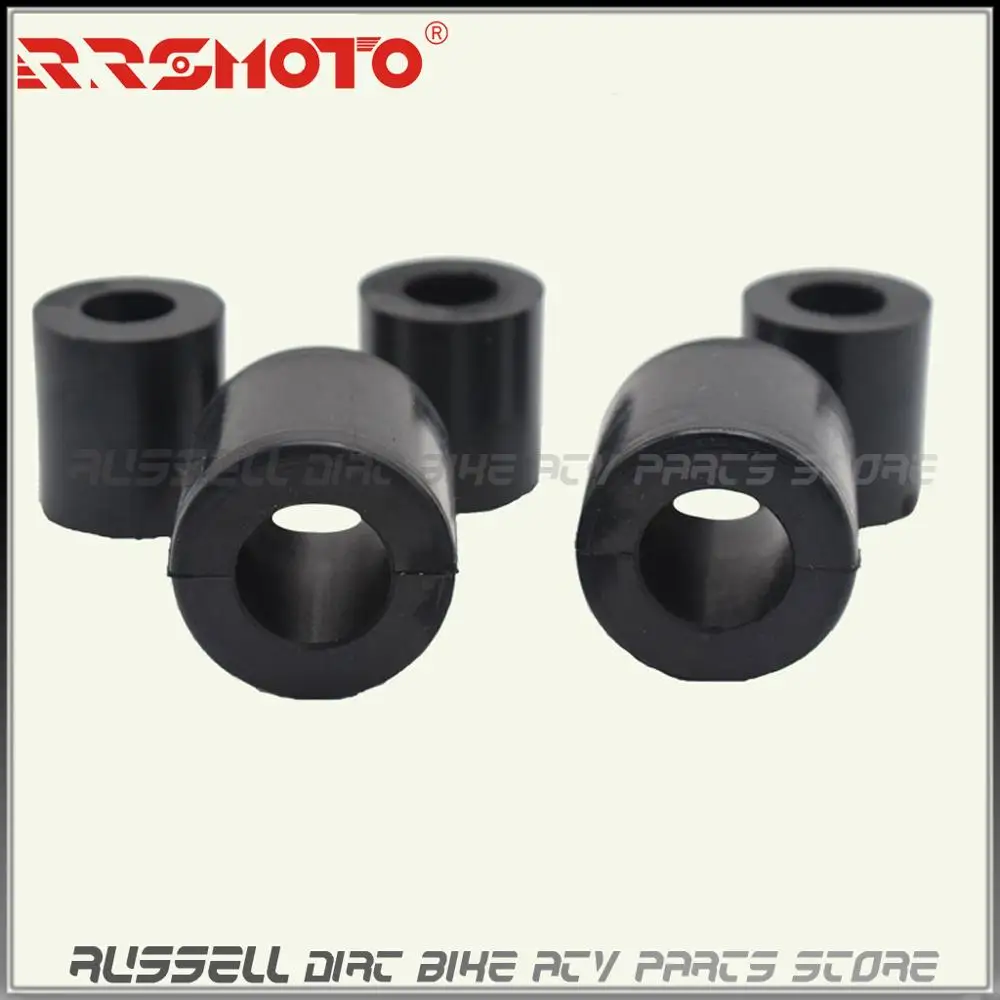 

Rubber buffer bush bushing spacer shock absorber rear fork axle engine bracket