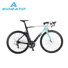 Whosale DIY carbon complete road bicycle with carbon road bike frame RAA carbon Road Bike SOBATO BikeS Shiman0 22 Speed 700c