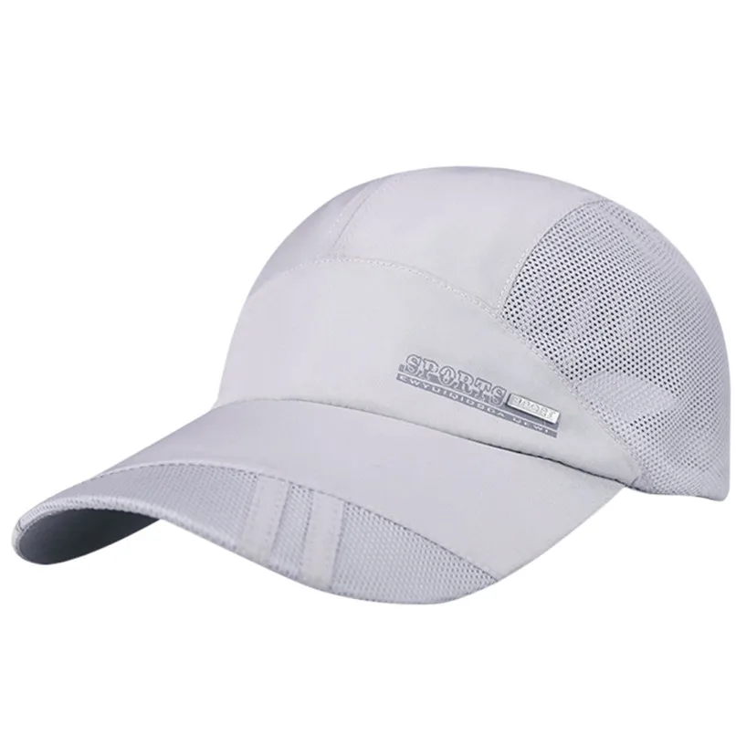 Outdoor Sport Hat Running Baseball Mesh Golf Hat Men Quick-drying Summer Visor Cap Sun protection sunscreen net cap #2N26 (3)