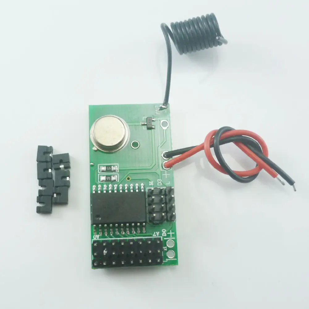 

DC 5V -12V 4 CH 433Mhz ASK OOK PT2262 SC2262 Encoded Transmitter Module for GSM SMS Home Burglar Security Alarm System