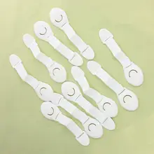 10Pcs/Lot Child Lock Protection of Children Locking Doors for Children’s Safety Kids Plastic Lock Infant Baby Protection