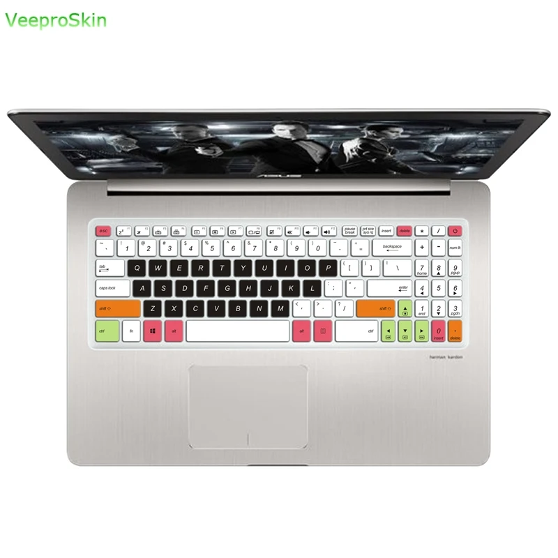 15 дюймовый чехол для клавиатуры ноутбука 6 &quotAsus VivoBook Pro NX580VD N580G N580GD N580VD M580 YX570ZD YX570ud